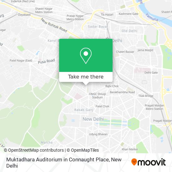 Muktadhara Auditorium in Connaught Place map