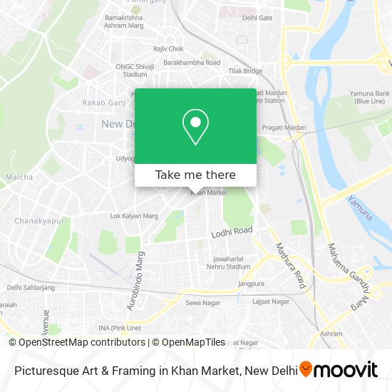 Picturesque Art & Framing in Khan Market map