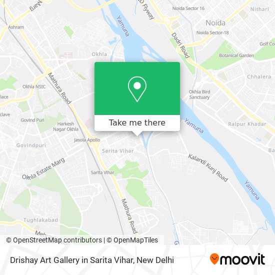 Drishay Art Gallery in Sarita Vihar map