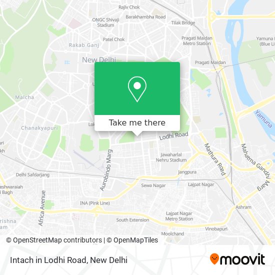 Intach in Lodhi Road map