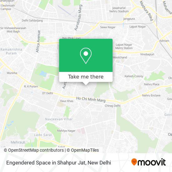 Engendered Space in Shahpur Jat map