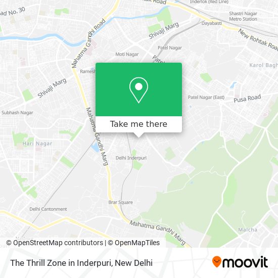 The Thrill Zone in Inderpuri map