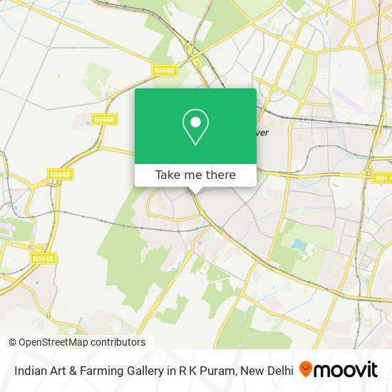 Indian Art & Farming Gallery in R K Puram map