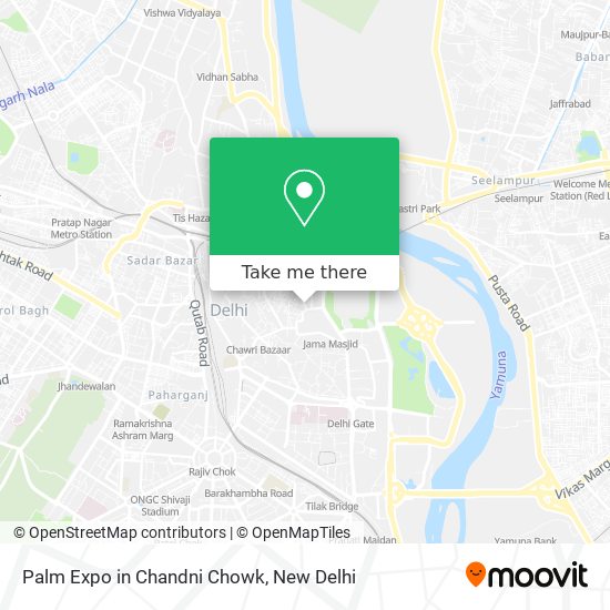 Palm Expo in Chandni Chowk map
