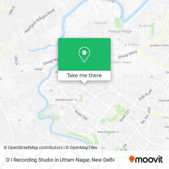 D I Recording Studio in Uttam Nagar map