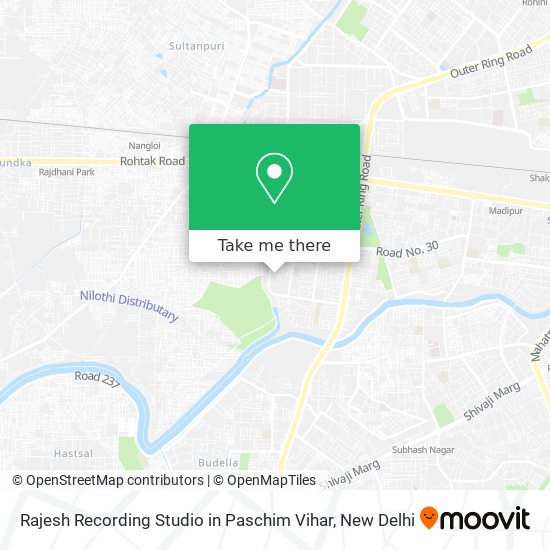 Rajesh Recording Studio in Paschim Vihar map