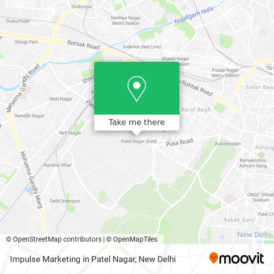 Impulse Marketing in Patel Nagar map