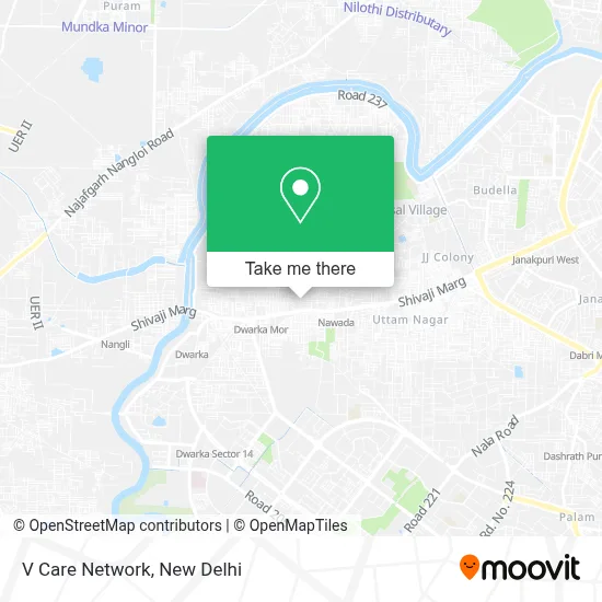 V Care Network map