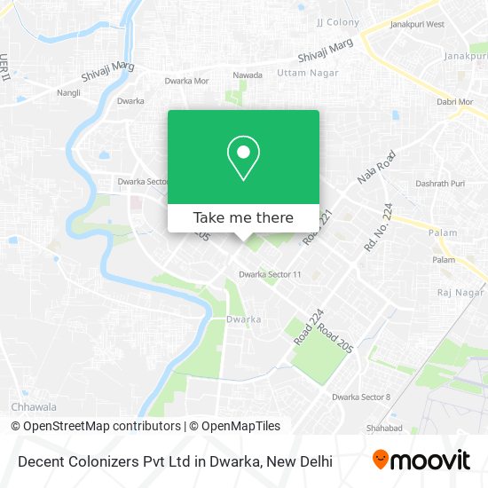 Decent Colonizers Pvt Ltd in Dwarka map