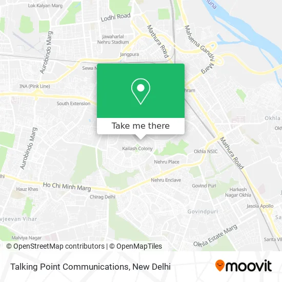 Talking Point Communications map