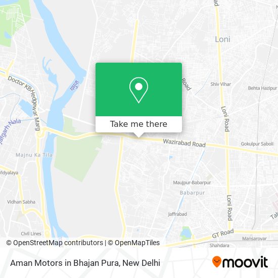 Aman Motors in Bhajan Pura map