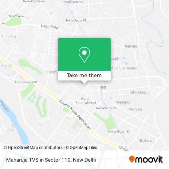 Maharaja TVS in Sector 110 map