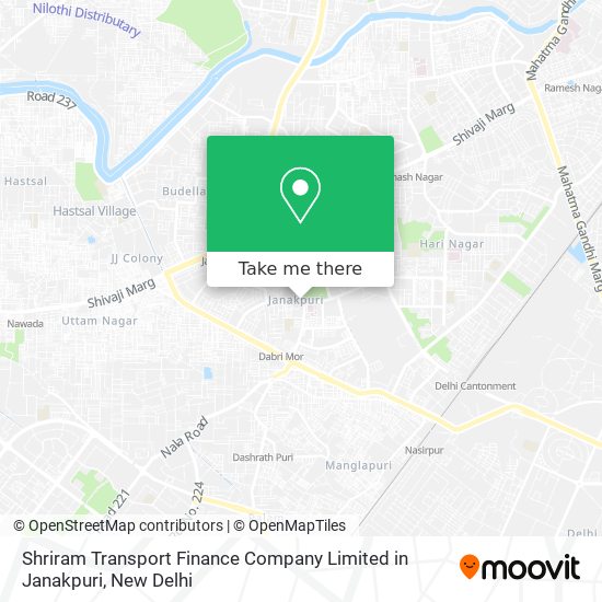 Shriram Transport Finance Company Limited in Janakpuri map