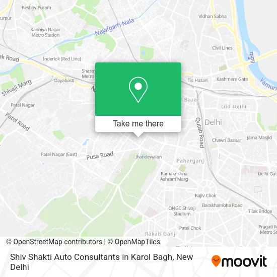 Shiv Shakti Auto Consultants in Karol Bagh map