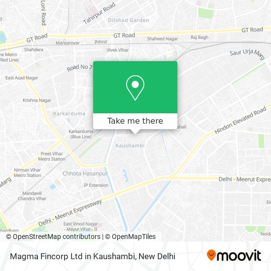 Magma Fincorp Ltd in Kaushambi map