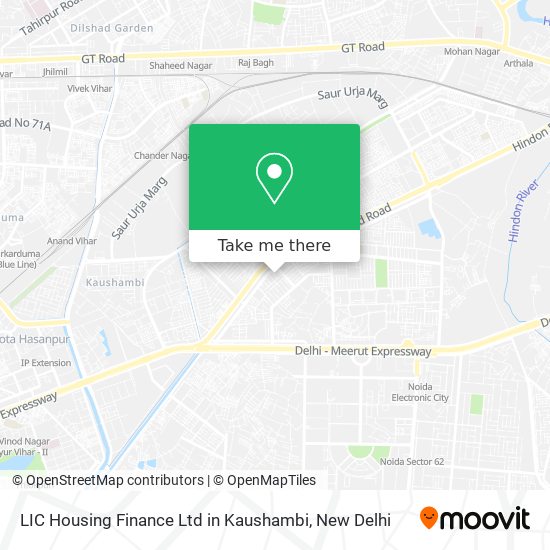LIC Housing Finance Ltd in Kaushambi map