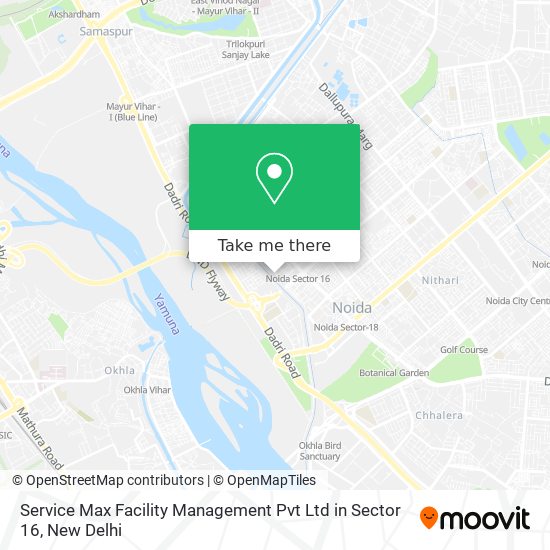 Service Max Facility Management Pvt Ltd in Sector 16 map