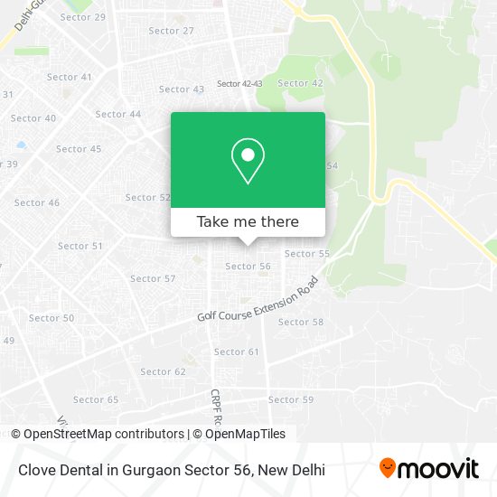 Clove Dental in Gurgaon Sector 56 map