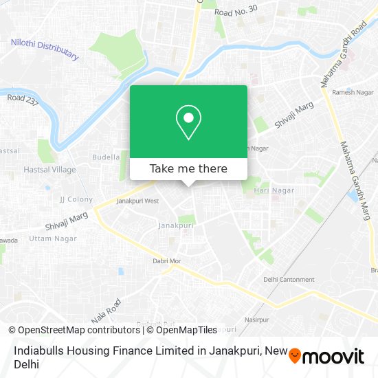 Indiabulls Housing Finance Limited in Janakpuri map