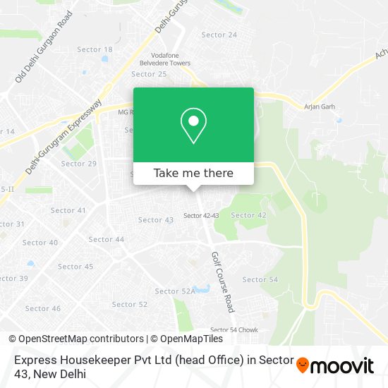 Express Housekeeper Pvt Ltd (head Office) in Sector 43 map