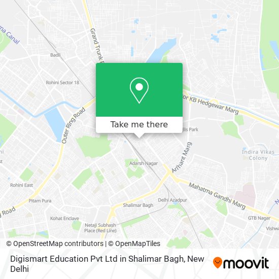 Digismart Education Pvt Ltd in Shalimar Bagh map