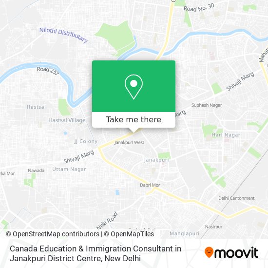 Canada Education & Immigration Consultant in Janakpuri District Centre map