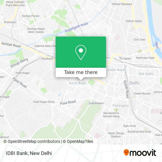 IDBI Bank map