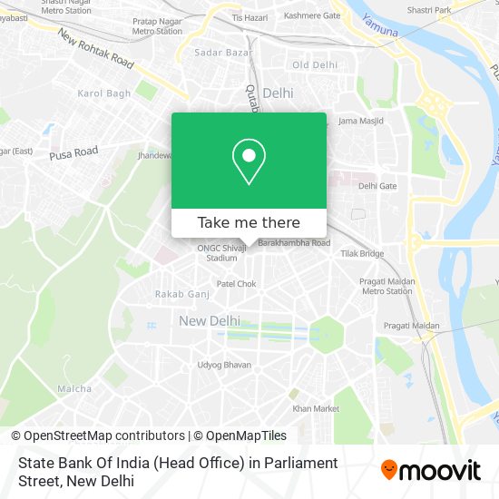 State Bank Of India (Head Office) in Parliament Street map