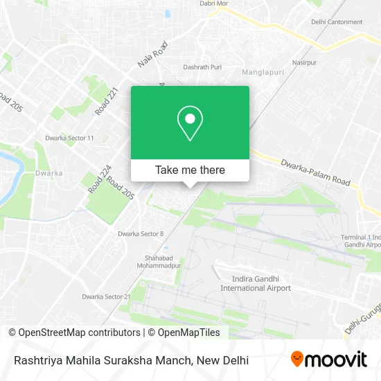 Rashtriya Mahila Suraksha Manch map