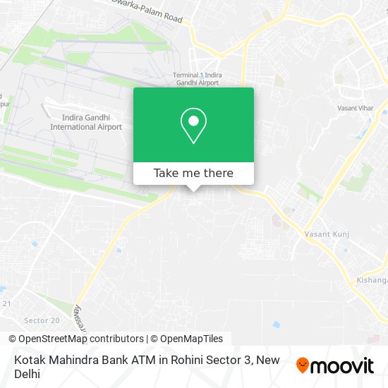 Kotak Mahindra Bank ATM in Rohini Sector 3 map