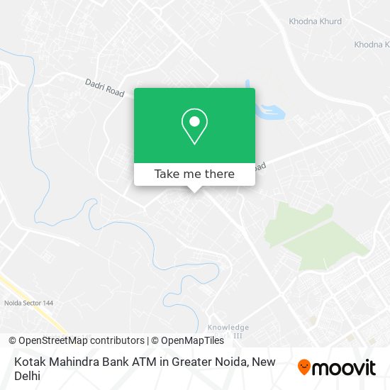 Kotak Mahindra Bank ATM in Greater Noida map