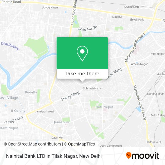 Nainital Bank LTD in Tilak Nagar map