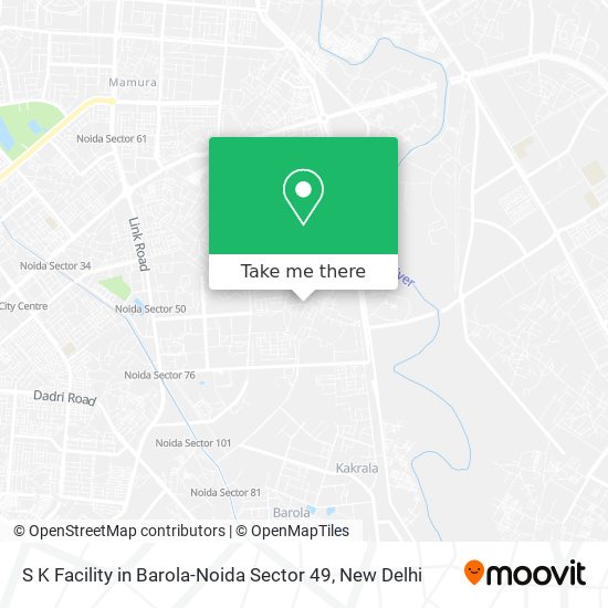 S K Facility in Barola-Noida Sector 49 map