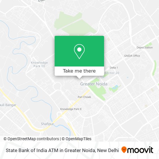 State Bank of India ATM in Greater Noida map