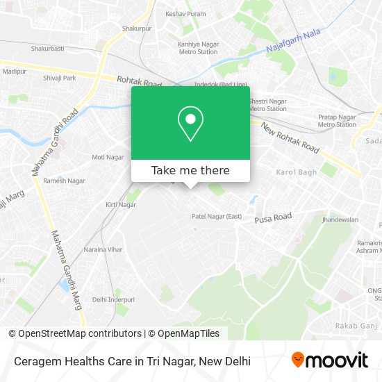 Ceragem Healths Care in Tri Nagar map