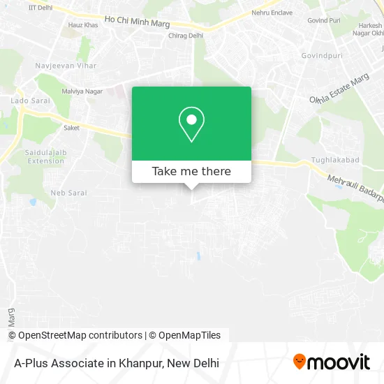 A-Plus Associate in Khanpur map