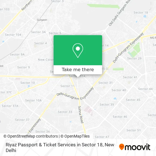 Riyaz Passport & Ticket Services in Sector 18 map