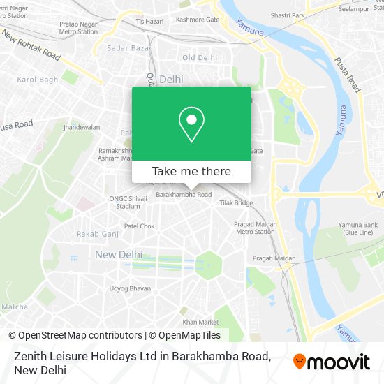 Zenith Leisure Holidays Ltd in Barakhamba Road map