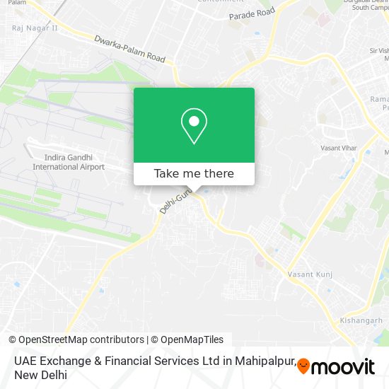 UAE Exchange & Financial Services Ltd in Mahipalpur map