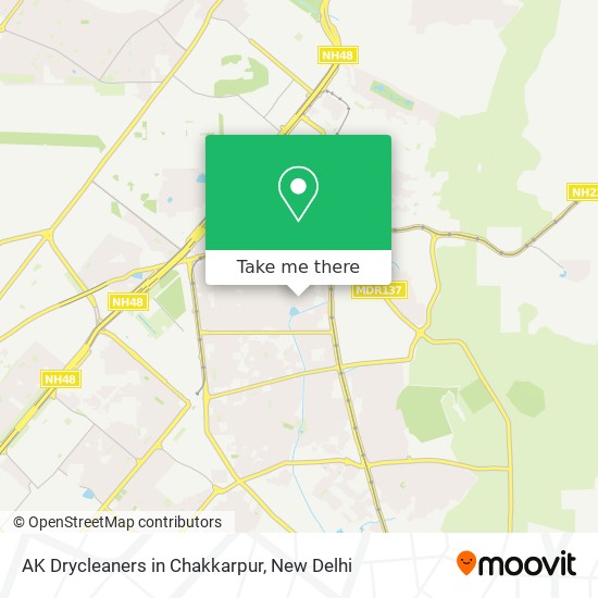 AK Drycleaners in Chakkarpur map