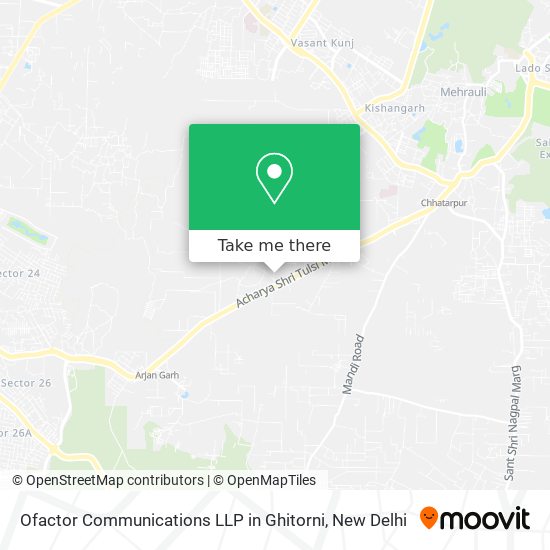 Ofactor Communications LLP in Ghitorni map