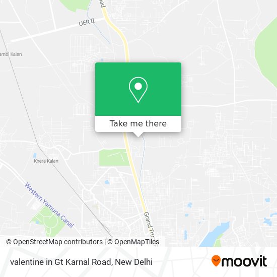 valentine in Gt Karnal Road map