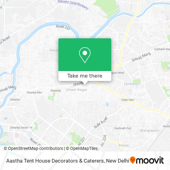 Aastha Tent House Decorators & Caterers map