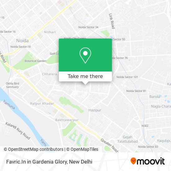 Favric.In in Gardenia Glory map