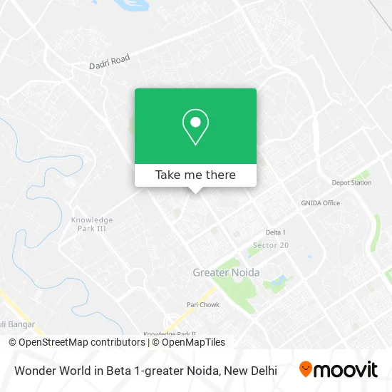Wonder World in Beta 1-greater Noida map