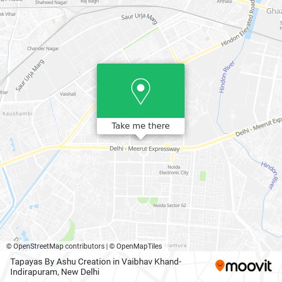 Tapayas By Ashu Creation in Vaibhav Khand-Indirapuram map
