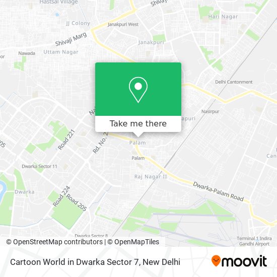 Cartoon World in Dwarka Sector 7 map