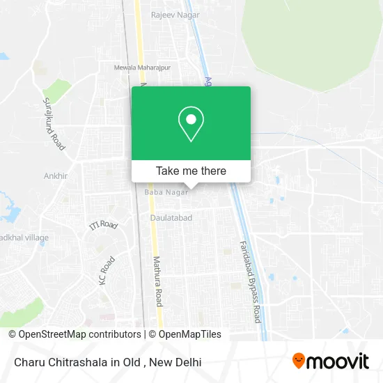 Charu Chitrashala in Old map