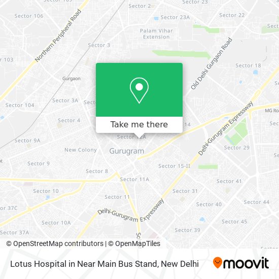 Lotus Hospital in Near Main Bus Stand map