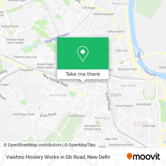 Vaishno Hosiery Works in Gb Road map
